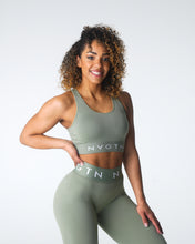Load image into Gallery viewer, Sage Green Legacy Sport Seamless Bra