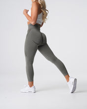 Load image into Gallery viewer, Khaki Green Contour Seamless Leggings